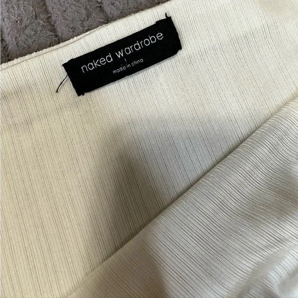Naked Wardrobe | ruched detail mini skirt